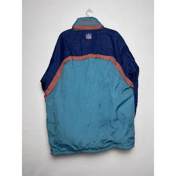 Vintage Miami Dolphins Windbreaker Full Zip Jacket NFL Pro Line Starter Size XL
